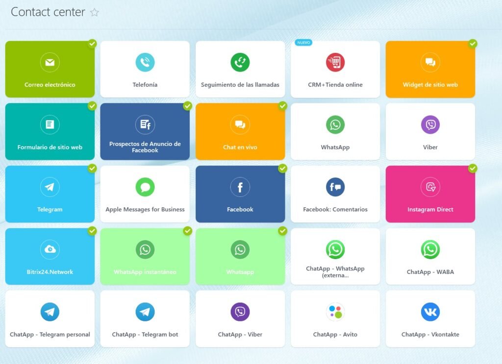 Centro de Contacto, Bitrix24 - Linkb Tech. CRM con Marketing Digital